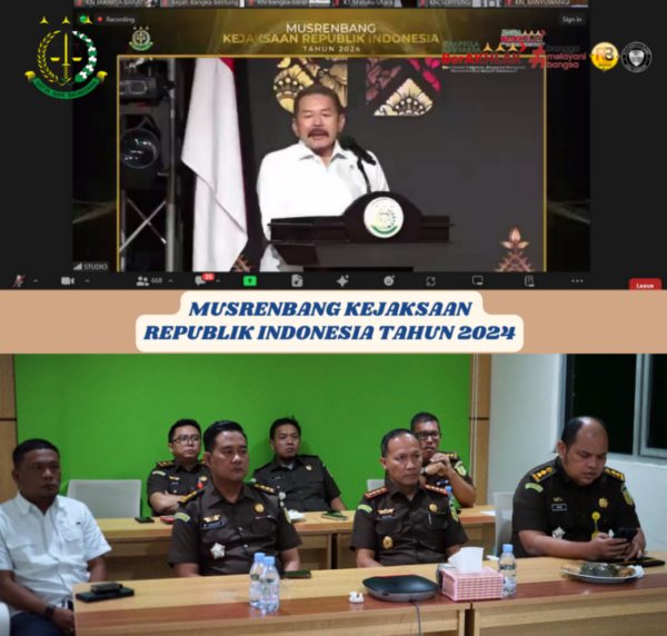 MUSRENBANG JA (2) Pembukaan Musyawarah Perencanaan Pembangunan Kejaksaan Republik Indonesia Tahun 2024