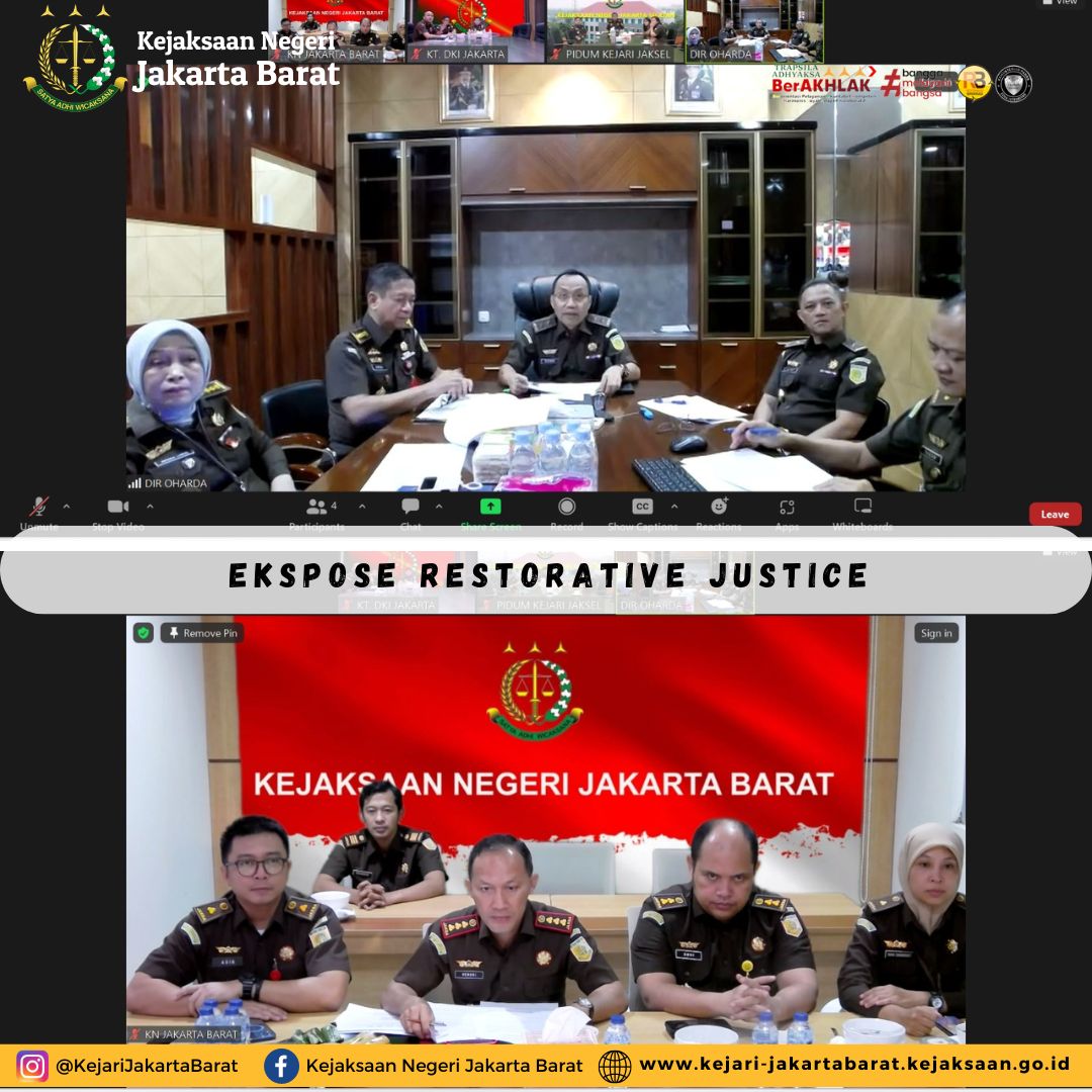 ekspose pengajuan restorative justive Ekspose Perkara Berdasarkan keadilan restorative atas nama tersangka SUTRISNO, RIALDI, MALIK