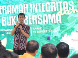 Kejaksaan Negeri Jakarta Barat menggelar acara Ceramah Integritas dan Buka Bersama bertempat di Ruang R. Suprapto dengan narasumber Bapak Ranu Mihardja, S.H., M.Hum., CFra.