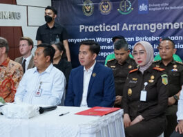 Penyerahan Narapidana WNA atas nama Siegfried Mets